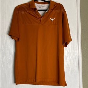 Texas Longhorns Nike Dri-Fit Golf Polo